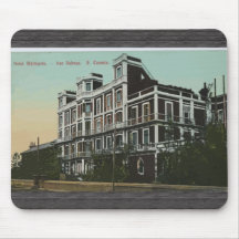 Hotel Metropole. Los Palmas G Canaria, vintage Mousepad