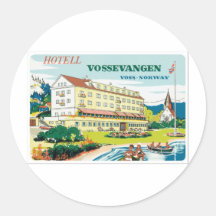 Hotell Vossevangen Voss Noruega Adesivos