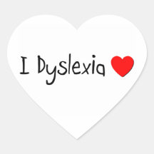 Humor da dislexia adesivos