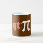 Humor da matemática - T bonito Pi Canecas