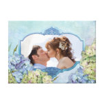 Hydrangea da aguarela floral - personalize impressão de canvas esticadas