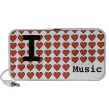 I Love Music Caixinha De Som De Viagem
