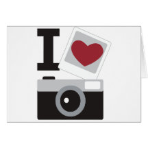 I Love Photo Cartões