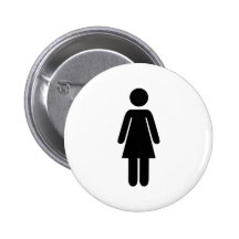 Ícone da mulher botons