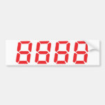 ícone do vermelho 8888 adesivo