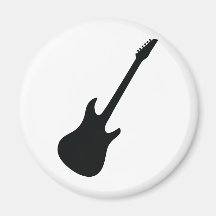 ícone preto da guitarra ima