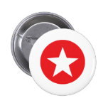 Ícone vermelho da estrela pins