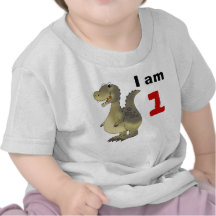 Ideia do presente do dinossauro do primeiro aniver t-shirts
