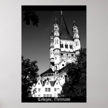Igreja da água de Colônia Posters