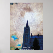 Igreja gótico do renascimento de St Patrick que pi Posters