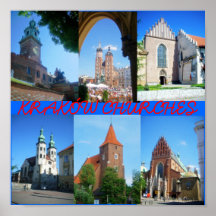 Igrejas de Krakow Impressão