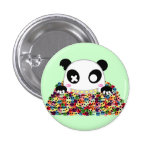 Ijimekko a panda - crânios do açúcar botons