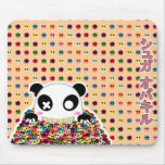 Ijimekko a panda - crânios do açúcar - customizáve mouse pads
