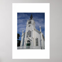 Ilha de Mackinaw da igreja de St Anne Posteres