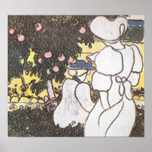 Ilustração a Les Vierges - Joseph Rippl-Ronai Posteres
