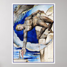 Ilustração de William Blake: A comédia divina de D Posters