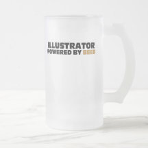 Ilustrador psto pela cerveja caneca