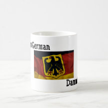 Im caneca de café Morphing do alemão Dammit