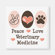 Ímã da medicina veterinária do amor da paz imas