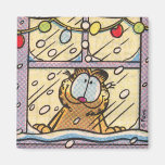 Ímã da Noite de Natal de Garfield Imã De Refrigerador