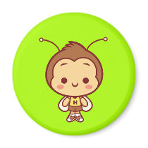 Ímã de Kawaii Hachi imans