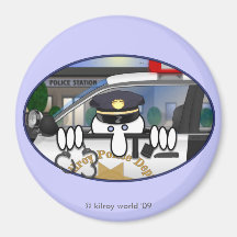 Ímã de Kilroy da polícia Ima