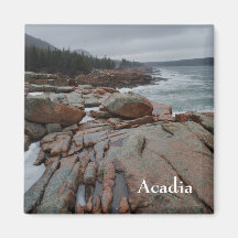 Ímã do Acadia - 3 Imãs De Geladeira
