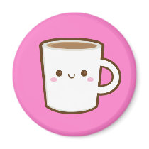 Ímã do café de Kawaii imans