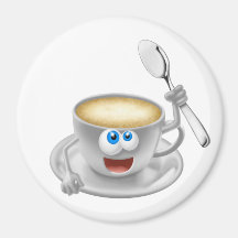 Ímã do copo de café ima