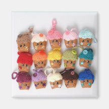ímã do cupcake do kawaii imas