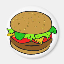 Ímã do Hamburger Imã De Refrigerador