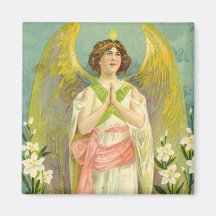 Ímã do Natal do anjo do vintage Ima