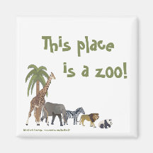 Ímã dos animais do jardim zoológico