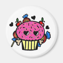 Ímã mau do cupcake imas