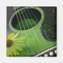 ímã verde da guitarra ima