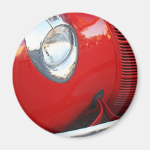 Ímã vermelho clássico do carro imãs
