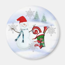 Ímã Y do Natal do monograma Imãs