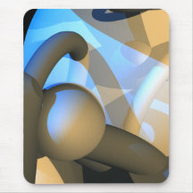 Imagem 3D abstrata Mouse Pad