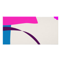 Imagem abstrata colorida cartoes com fotos personalizados