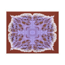 IMAGEM MARROM & DE CREME DO FRACTAL IMPRESSÃO DE CANVAS ESTICADAS