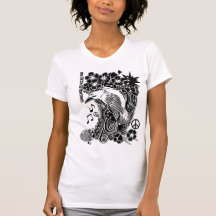 Imagine a paz camiseta