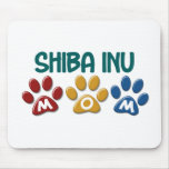 Impressão 1 da pata da mamã de SHIBA INU Mousepad