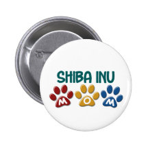 Impressão 1 da pata da mamã de SHIBA INU Pins