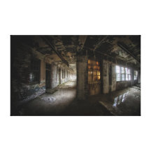 Impressão abandonado névoa das belas artes do corr impressão em tela canvas