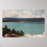 IMPRESSÃO AZUL DO POSTER DAS CANVAS DE MONTEGO BAY