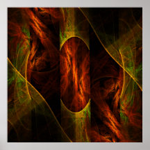 Impressão da arte abstracta da selva da mística