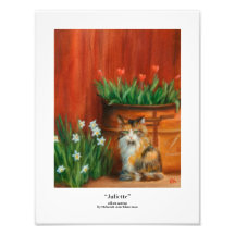 Impressão da arte de "Juliette" da pintura Foto