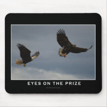 Impressão da foto da ÁGUIA AMERICANA Mousepads