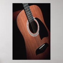 Impressão da guitarra sem beiras