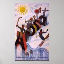 Impressão da suiça de Arosa